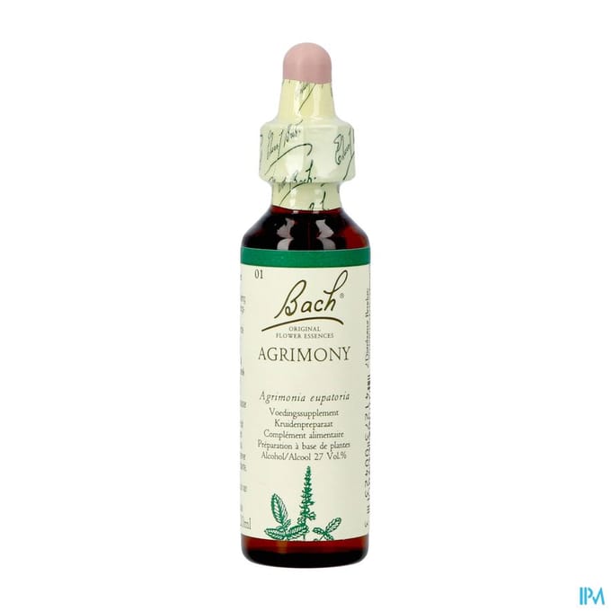 Bach Bloesem Agrimony of Agrimonie - 20 ml - Etherische Olie