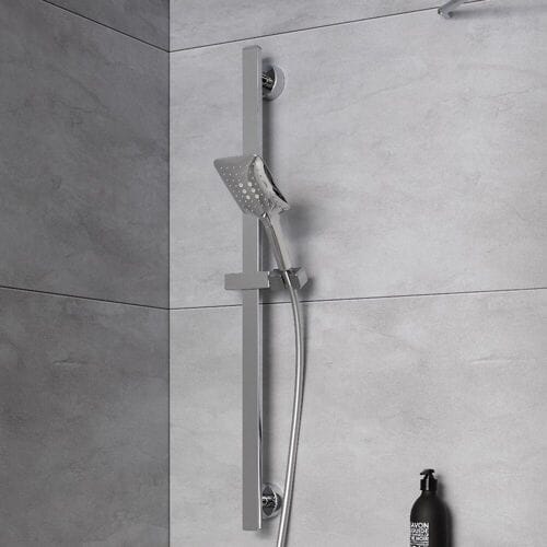 HSK design hand shower AquaSwitch Softcube w. shower hose &amp; bar 1180090
