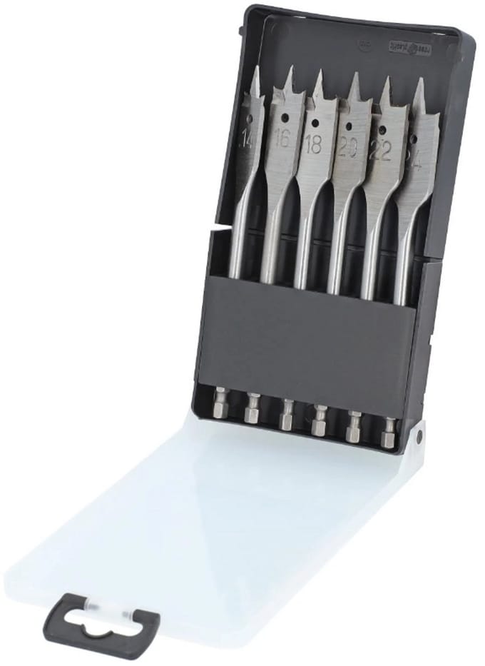 Reca Speedboorset 14-24 mm 6 delig in kunststof cassette