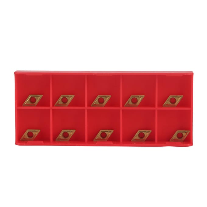 10 pièces CNC pointes en carbure insère lame coupe tour outil de tournage avec boîte