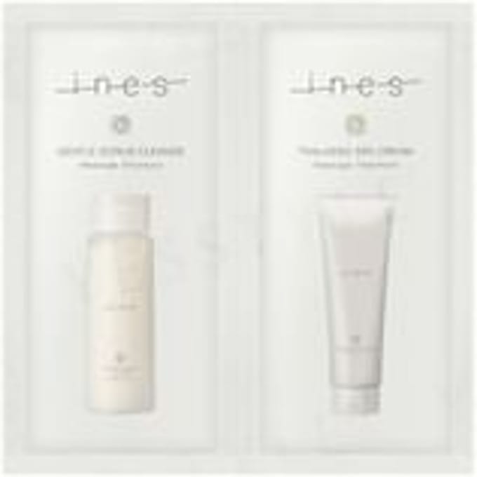 Kao - Ines Gentle Scrub Cleanse Shampoo & Thalasso Spa Cream Treatment Trial Set 15ml x 2