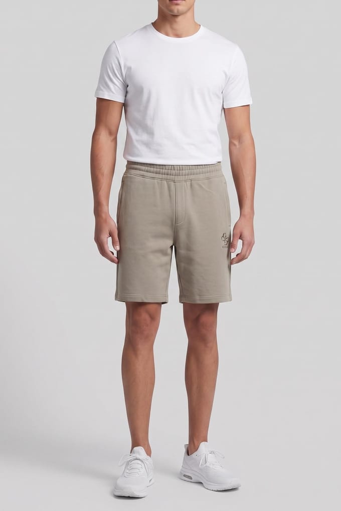 GUESS  Eco Clovis Shorts Sage Plant Größe: S | Kurze Sporthosen Outlet | Herren | Grün