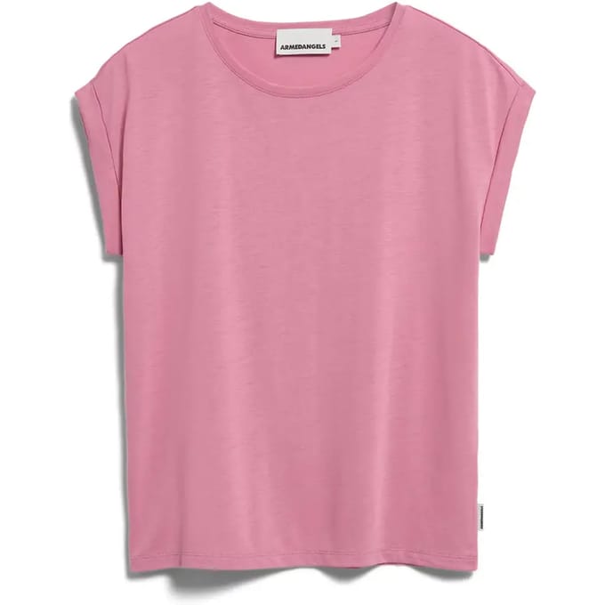 regular fit t-shirt van pure mix van katoen en lyocell model 'JILAANA'