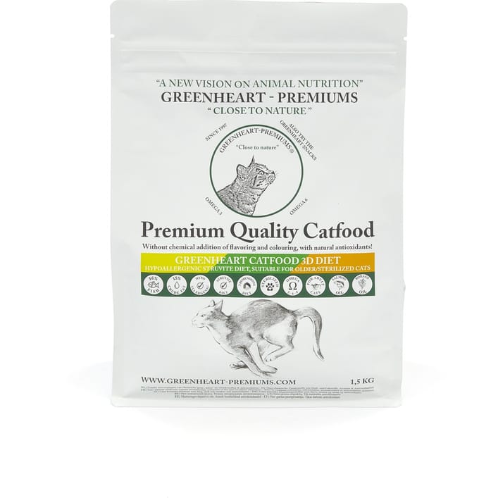 Greenheart Catfood 3D Diet 4kg