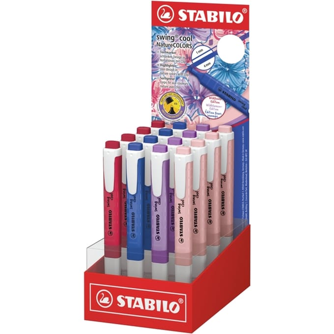 Markeerstift STABILO Swing cool Wldflower assorti