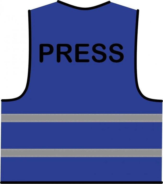 Press hesje blauw