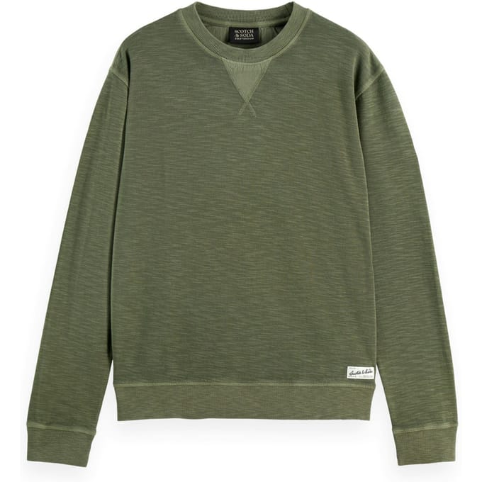 Scotch & Soda G/d Structured Sweatshirt Thyme Taglia: M | Maglioni a maglia Outlet | Uomo