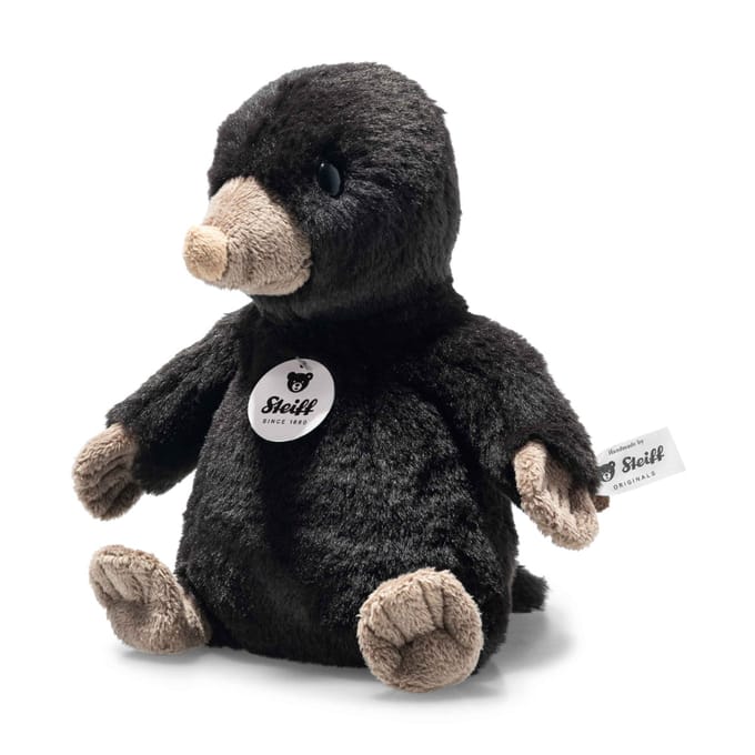 Steiff knuffel mol Diggy 18 cm bruin
