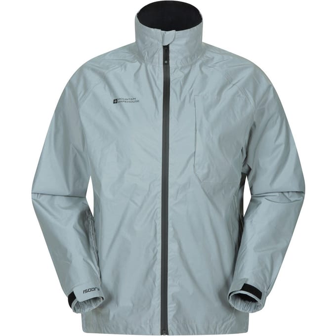 Mountain Warehouse Heren Adrenaline II Waterdichte Jas (Zilver)