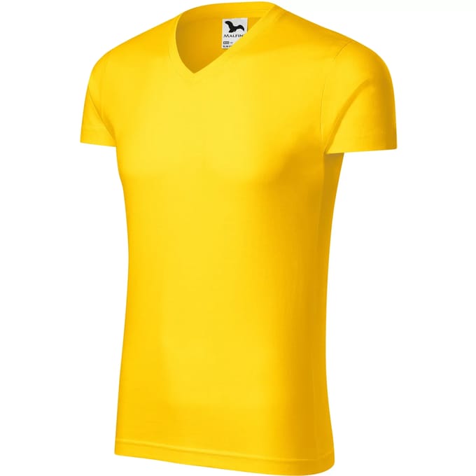 T-shirt met V-hals Malfini Slim 146