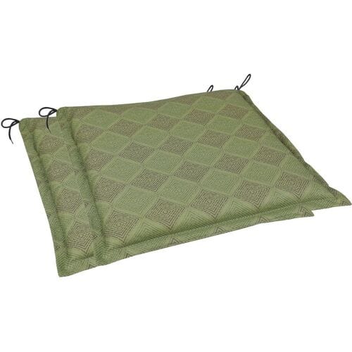 GO-DE TEXTIL Tuinkussen (Set van 2 kussens, Groen)