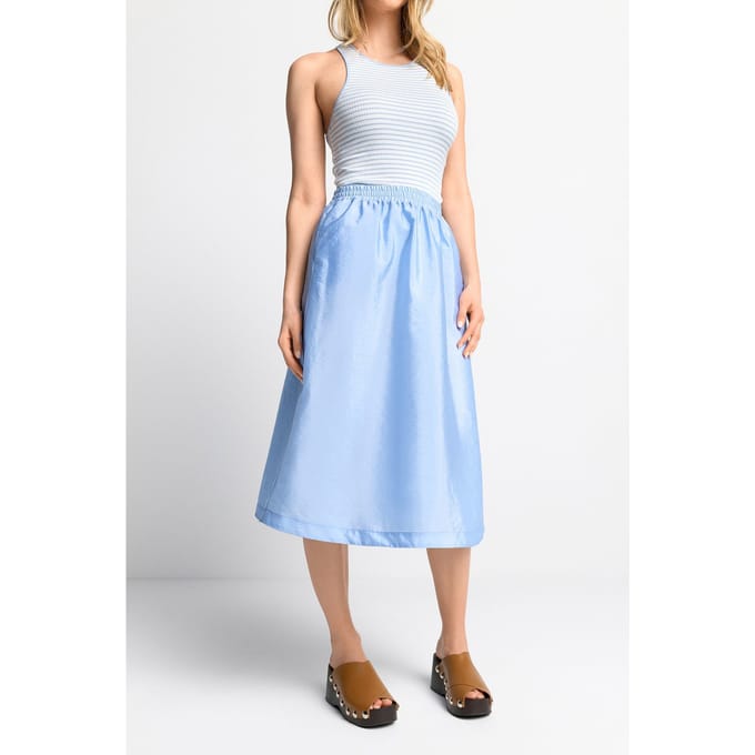 Rich & Royal Parachute Skirt Cotton Blue Größe: 36 | Midiröcke Outlet | Damen | Blau
