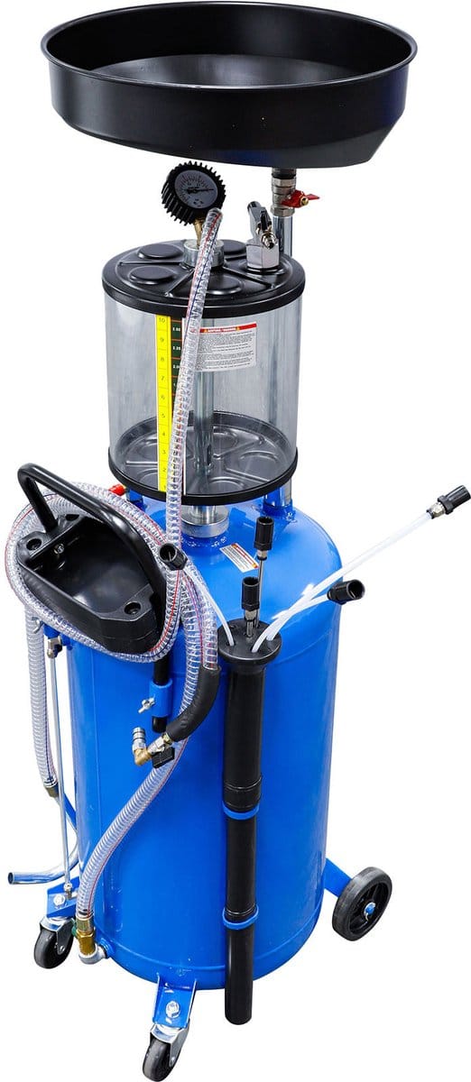 BGS Persluchtolieafzuiger met olieopvangreservoir 80 l - 7003