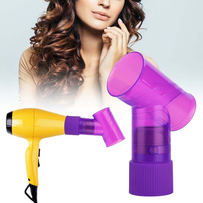 Professionele Föhn Diffuser Krullend Föhn Kappers Styling Accessoire (Paars) purple
