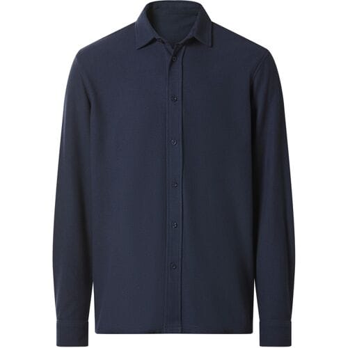 ESMARA MEN Heren overhemd (Marineblauw, M)