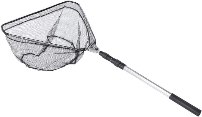 Visnet 1,5 meter met Telescopische Steel - Aluminium Legering Draagbaar Visgerei