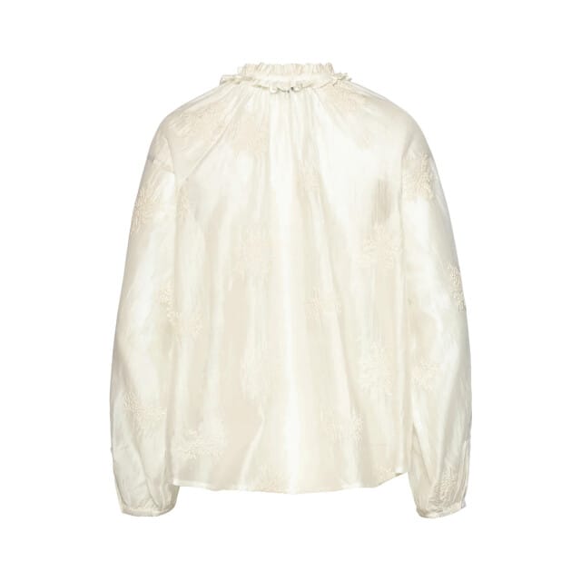 Smashed Lemon Luchtige boho-blouse met geborduurde print |