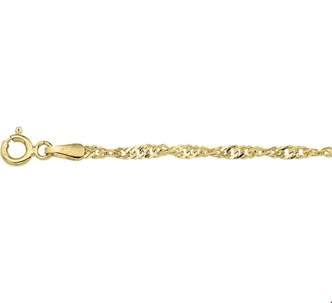 Geelgouden Armband singapore 2 4004156 18 cm