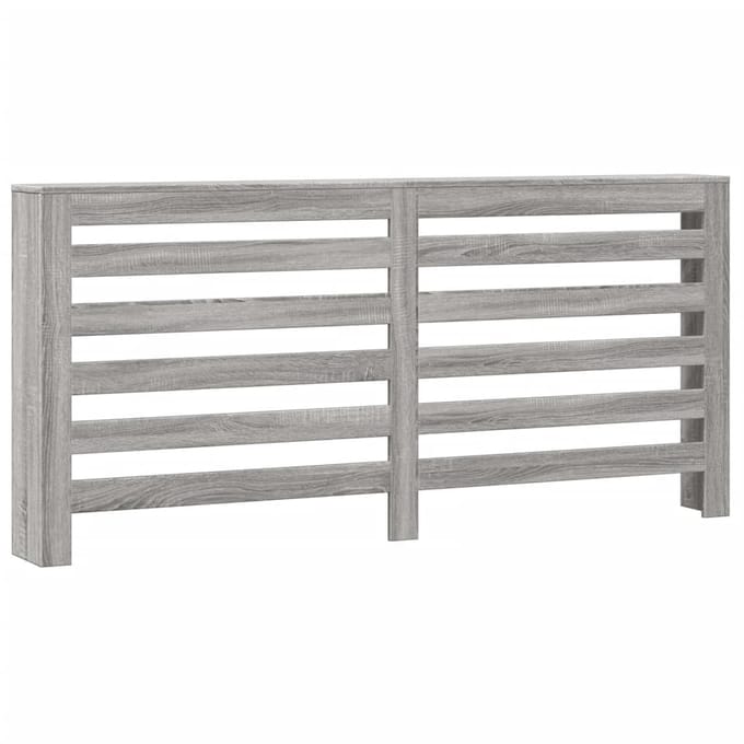 vidaXL Radiatorombouw 175x20x82 cm bewerkt hout grijs sonoma eiken