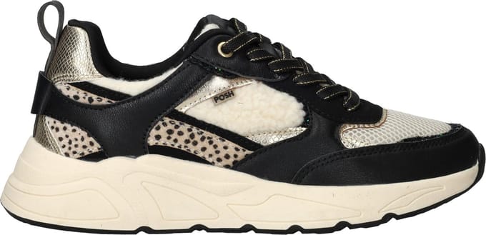 POSH by Poelman Sneakers - Dames - Zwart - Maat:42