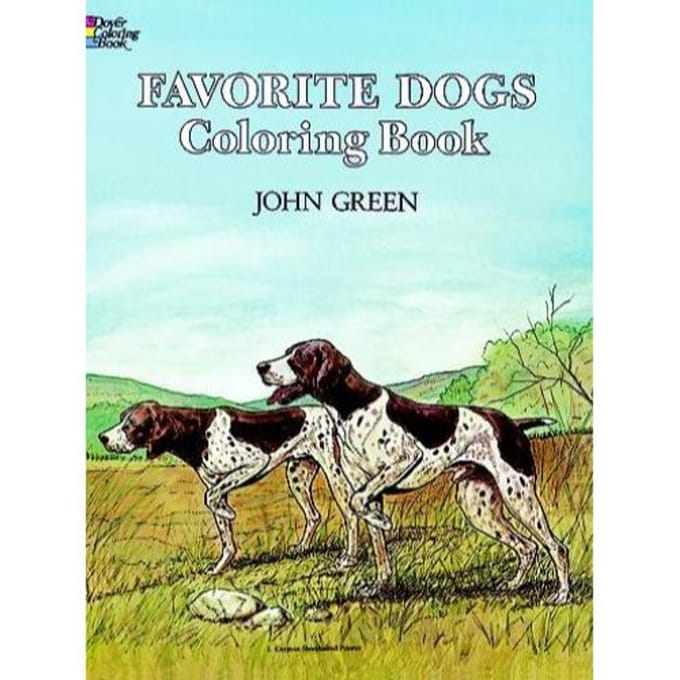 Favorite Dogs Coloring Book - Green, John