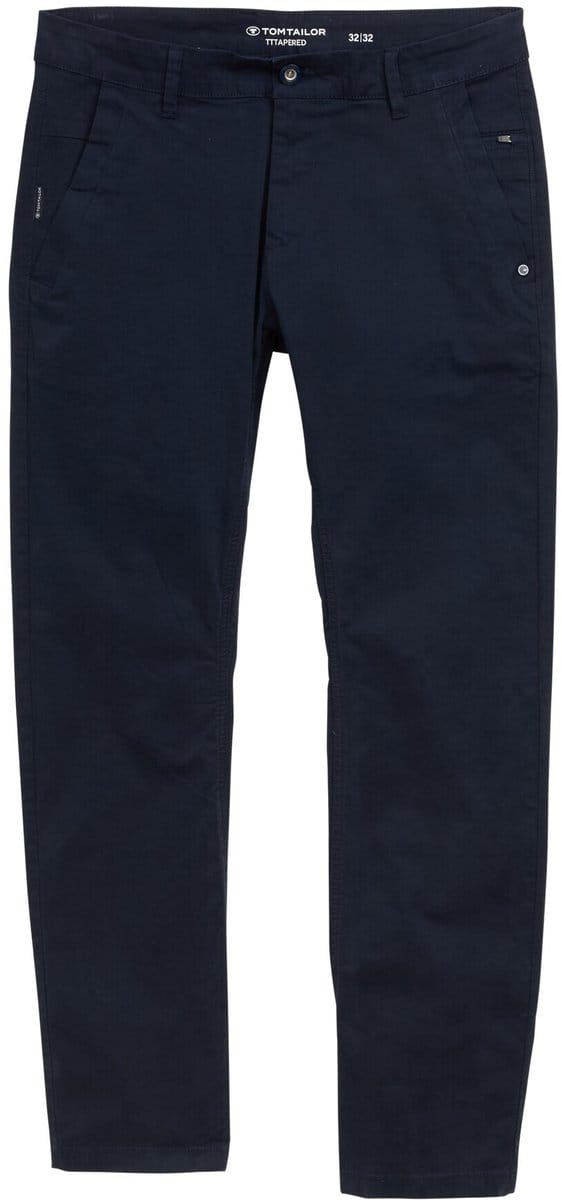 Tom Tailor - Tapered chino - Maat 34/32 - sky captain blue