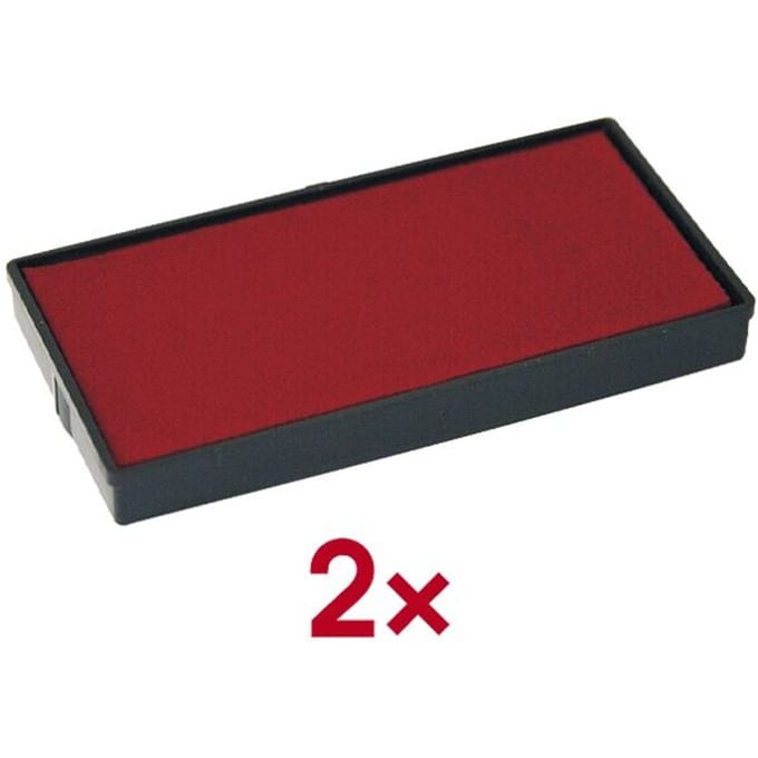 Colop Reserve kussen t.b.v. zelfinktende stempels E/40 rood voor Printer 40 (pak 2 stuks)