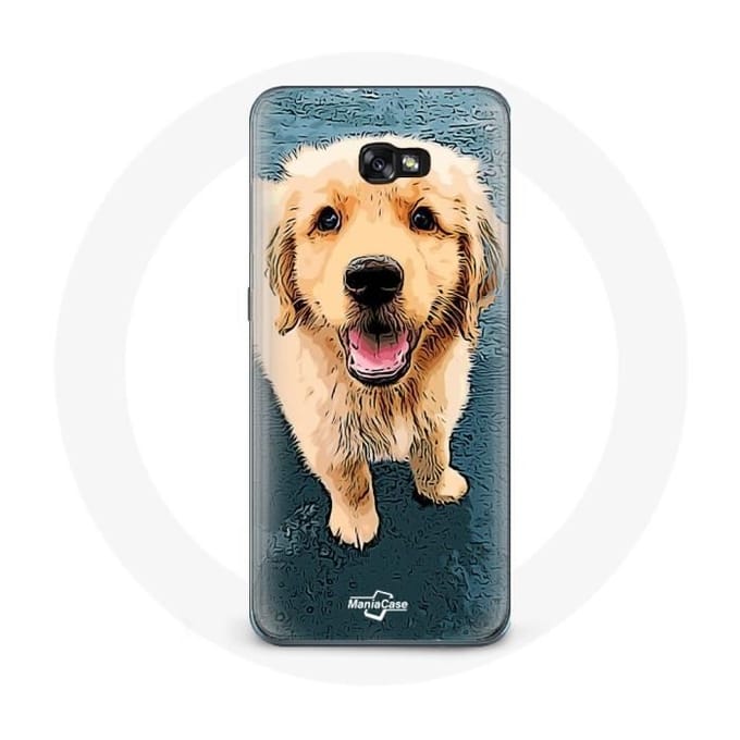 Hoesje voor Samsung Galaxy A5 2017 Golden Retriever Puppy