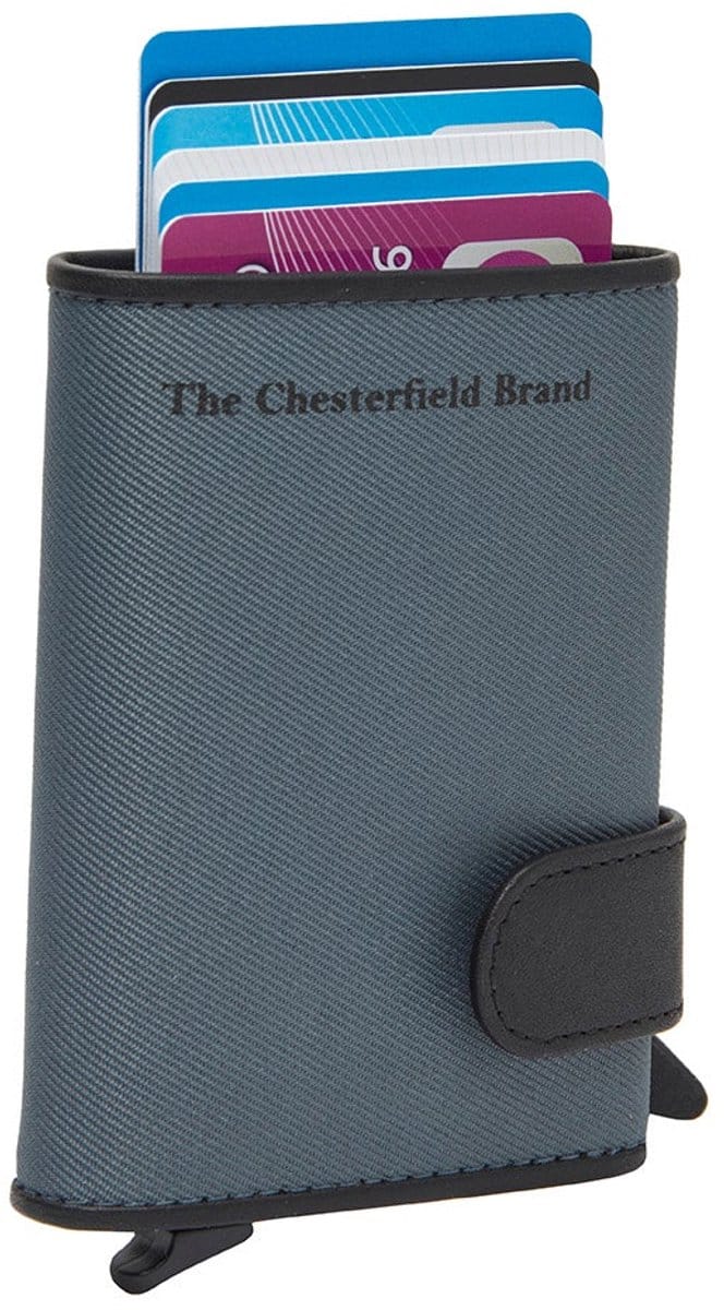 The Chesterfield Brand - Leren Pasjeshouder Lichtgrijs Delsbo