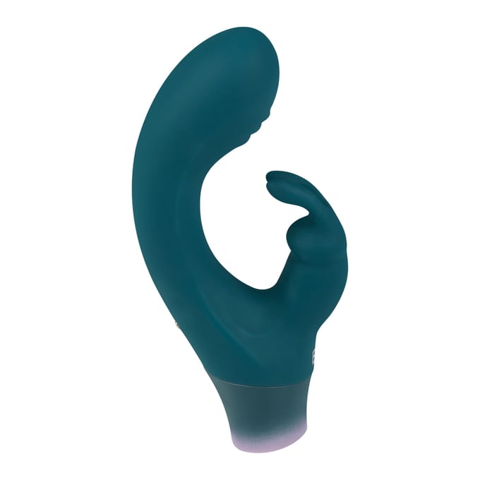 Rabbitvibrator met hartvormige basis, 15 cm