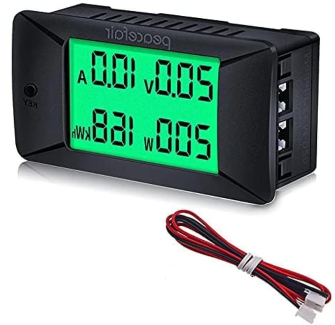Digitale Multimeter - Spanning Stroommeter - Elektrische Metingen - LCD Scherm Achtergrondverlichting - 0-300V 300A - Groen