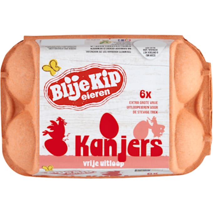 Kanjers vrije uitloop eieren L/XL