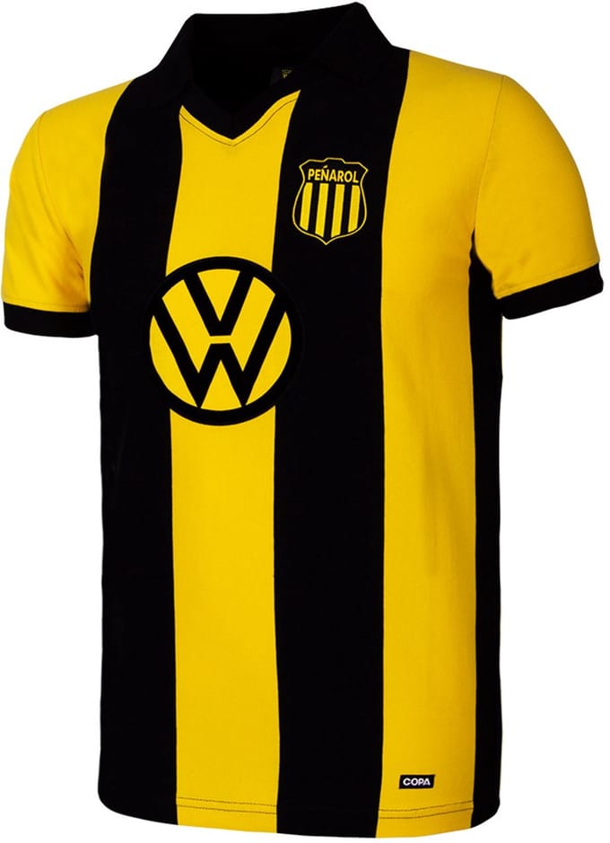COPA - CA Penarol 1987 Retro Voetbalshirt - Mannen - Geel - M