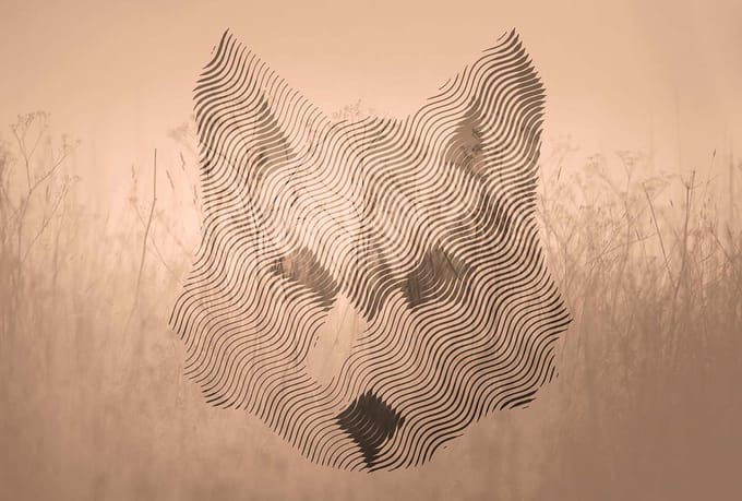 Fotobehang FoxGraphic2 DD118165 A.S. Création Atelier 47 | Fotobehang