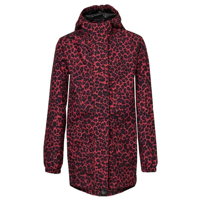 AGU Motion Kids Parka - Regenjas - Kinderen - Roze - Maat 152 - Winddicht en Waterdicht Poray 5000 - Gerecycled Polyester - Reflecterende details