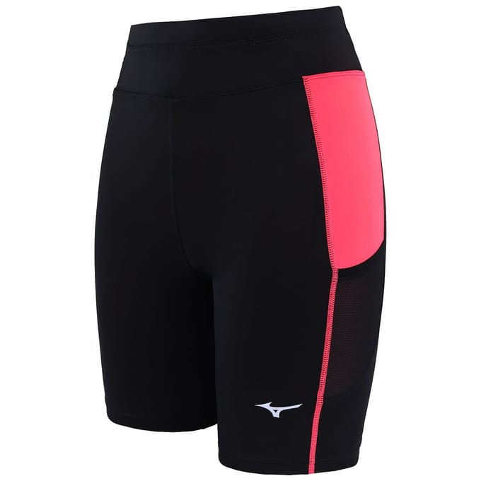 Mizuno Mid Heren Zwart/Rood Maillot
