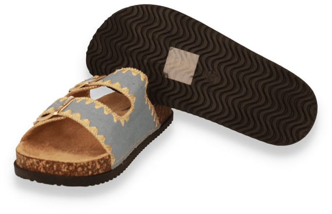 Mode-mania Dames Slipper | Blauw | Maat: 36