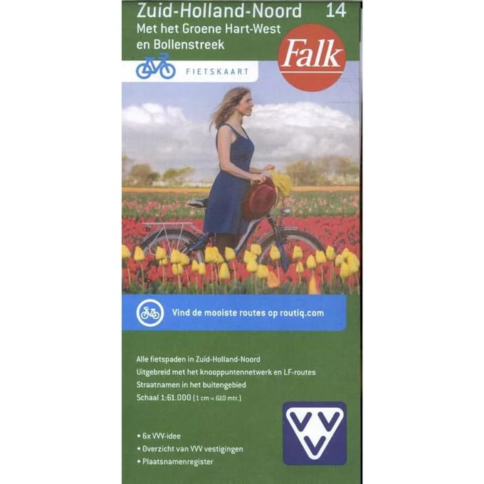 Falkplan - fietskaart 14 Zuid-Holland Noord