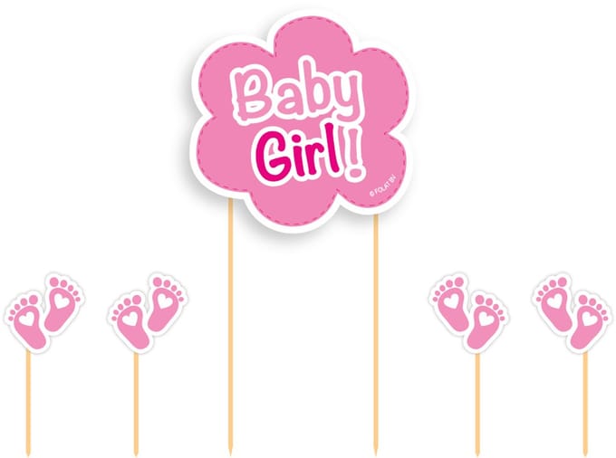 Folat - Cake Topper Baby Girl