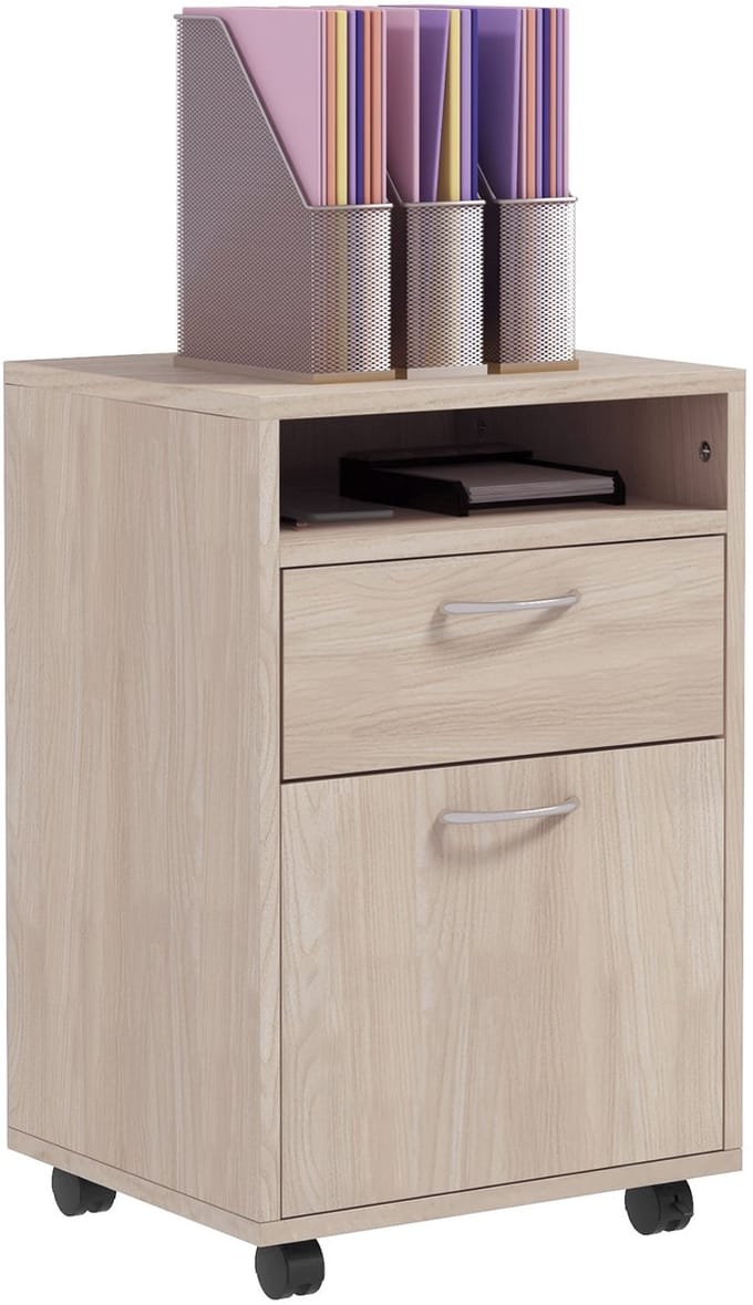 HOMCOM archiefkast - Spaanplaat - 40x35x60cm - Beige