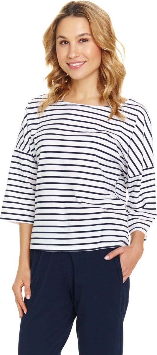 Doctor Nap Dames Pyjama Winter Grote Maten Marine PB.7122 36 / S