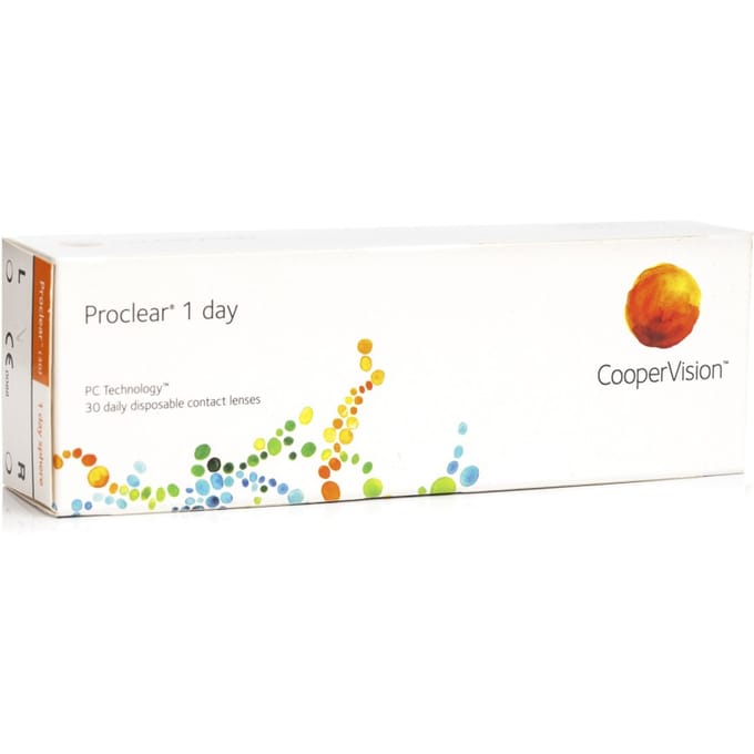 +3.00 - Proclear® 1 day - 30 pack - Daglenzen - BC 8.70 - Contactlenzen