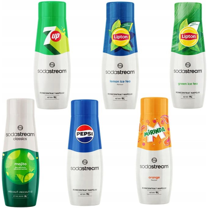 SodaStream Serie - Limonadesiropen - Mix van Smaken - Duurzaam - Thuisgebruik