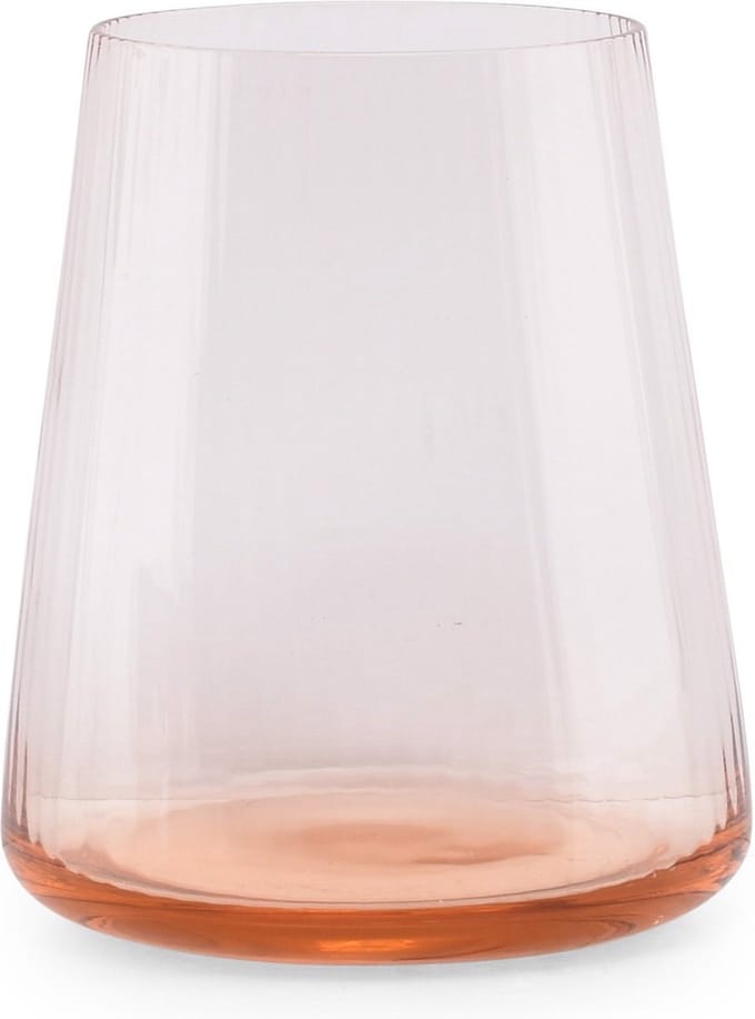 S|P Collection Glas 30cl amber Ray - set/4