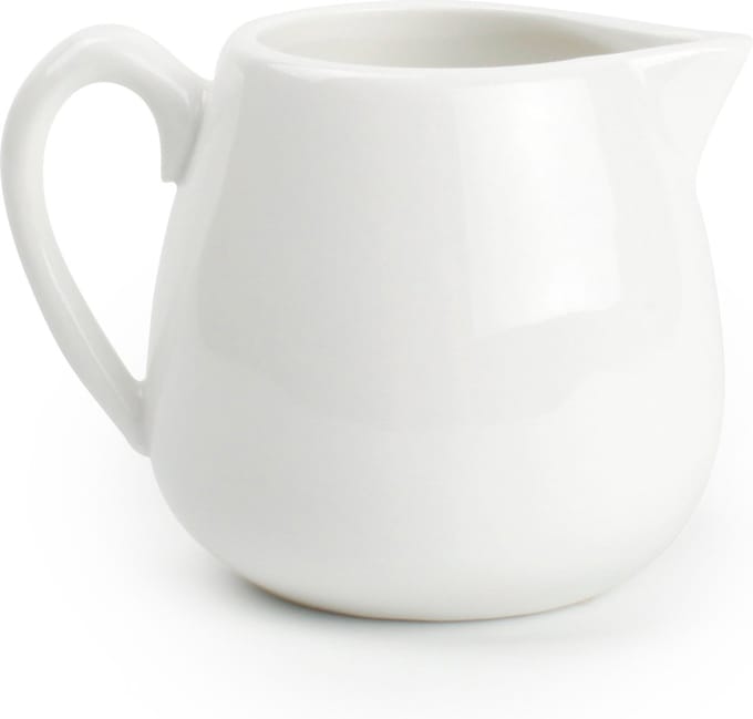 BonBistro Melk-/sauskan 8cl wit Sam (Set van 24)