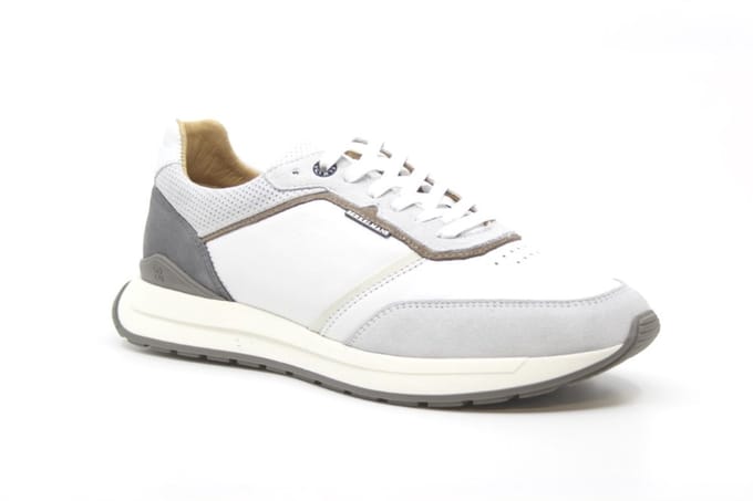 Berkelmans HONDO WHITE GREY - Maat 41 - Wijdte G 1/2