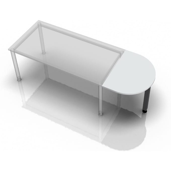 RA60 G - Aanschuiftafel 60x80 Grijs