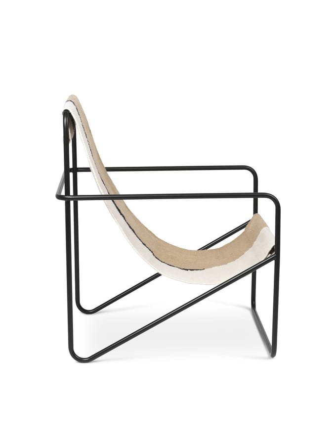 Ferm Living Desert Stoel - zwart - Soil