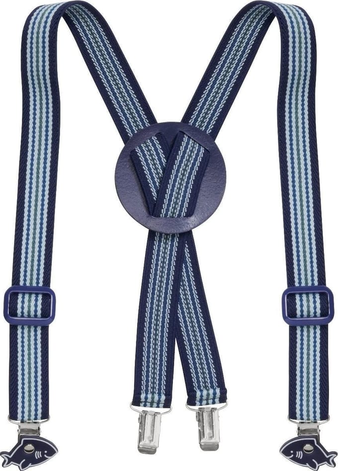 Playshoes Bretels Met Vis Blauw Maat 70