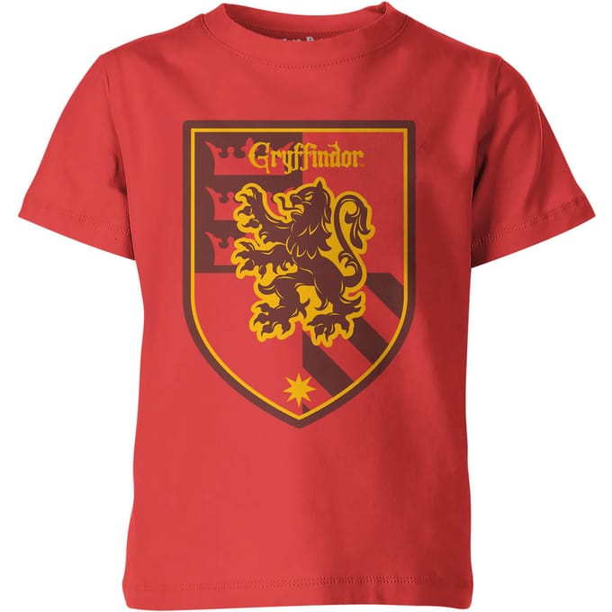 Harry Potter Gryffindor Kinder T-Shirt - Rood - 146/152 (11-12 jaar)